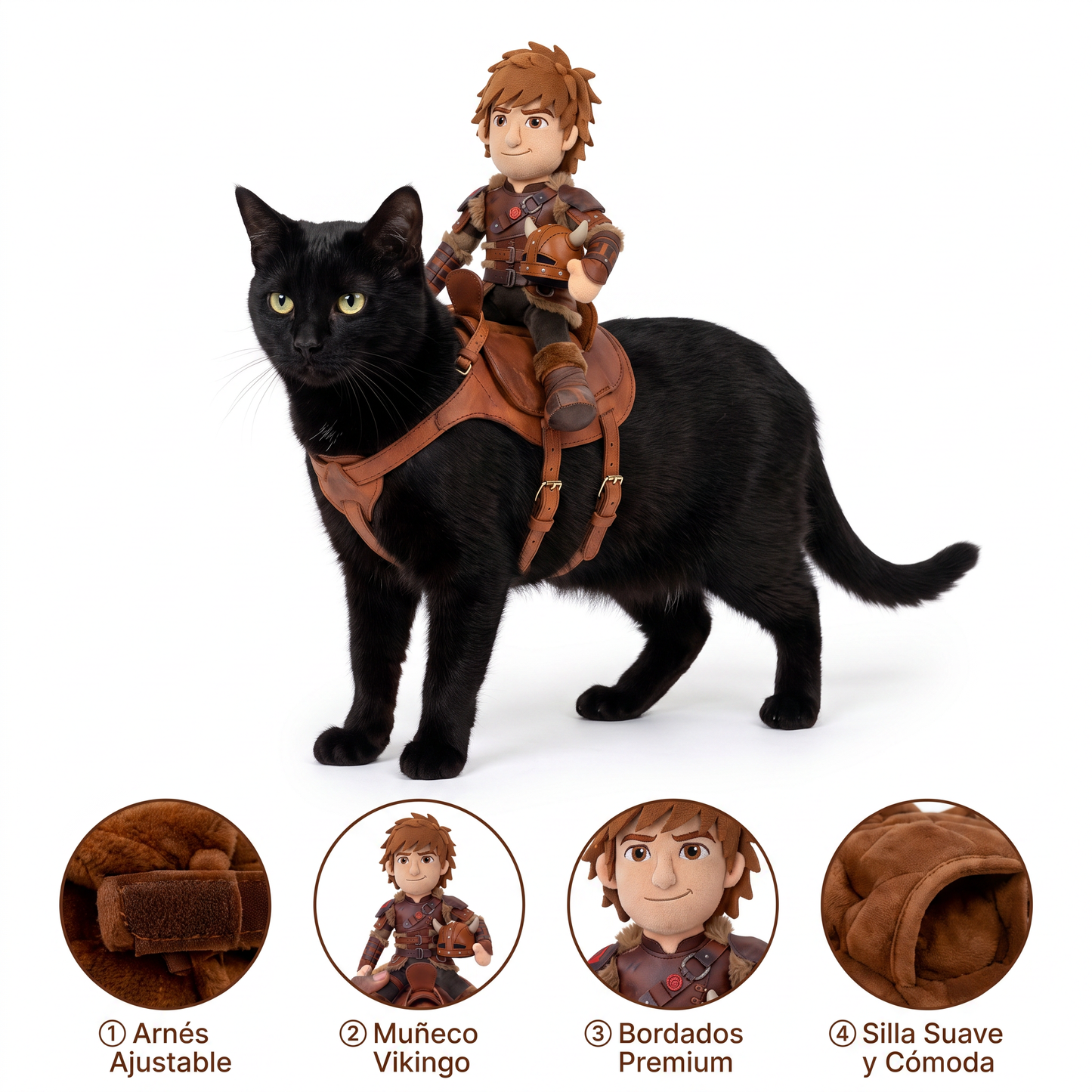 Montura Vikinga para Gatos